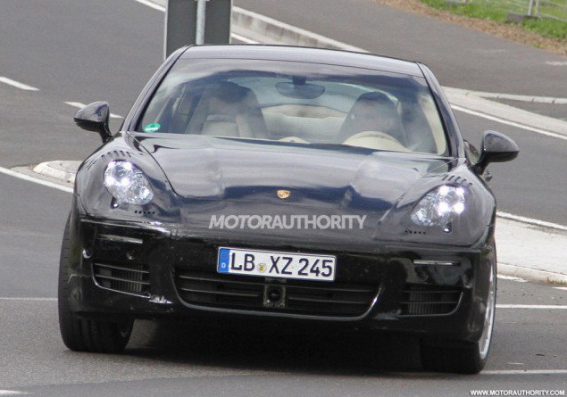 Рестайлинговое купе Porsche Panamera замечено на Нюрбургринге
