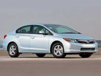 Honda Civic назван cамым экологичным автомобилем года