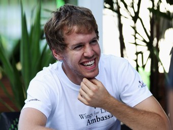 Себастьян Феттель занял поул-позицию на Гран-при Бразилии