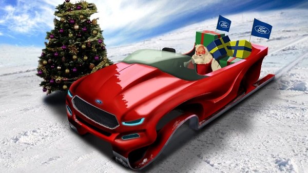 Ford разработал для Санта-Клауса экологичные санки