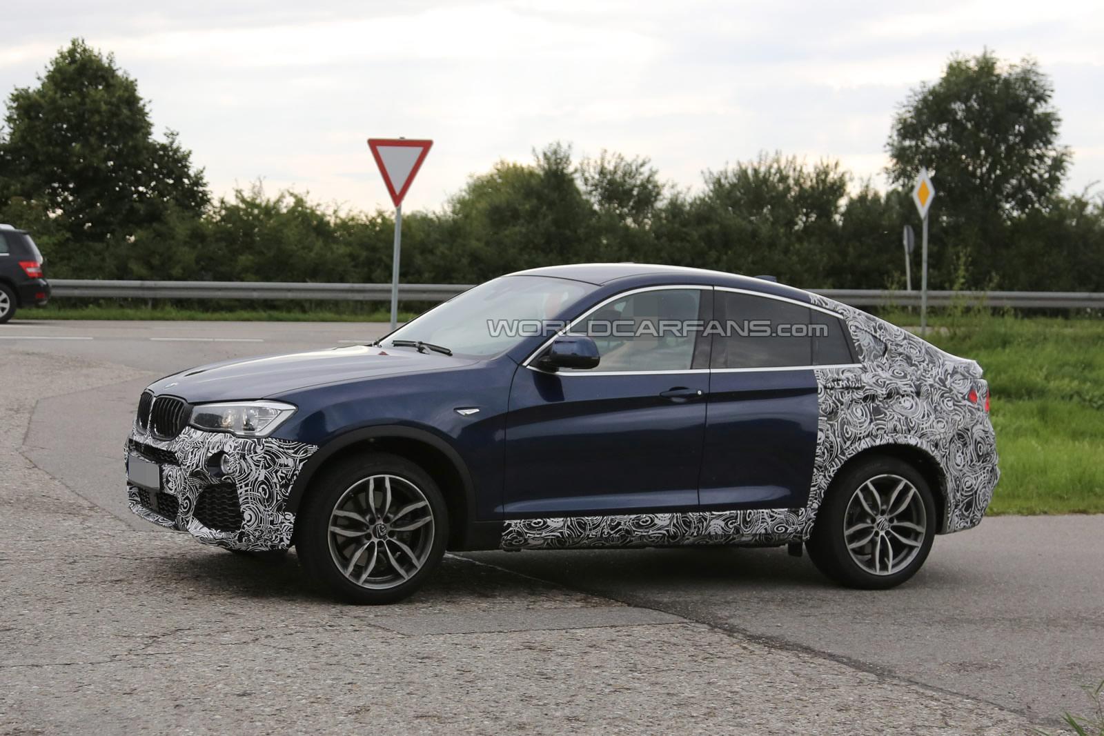 Автомобиль, похожий на новый BMW X4 M40i, снова засветился в сети