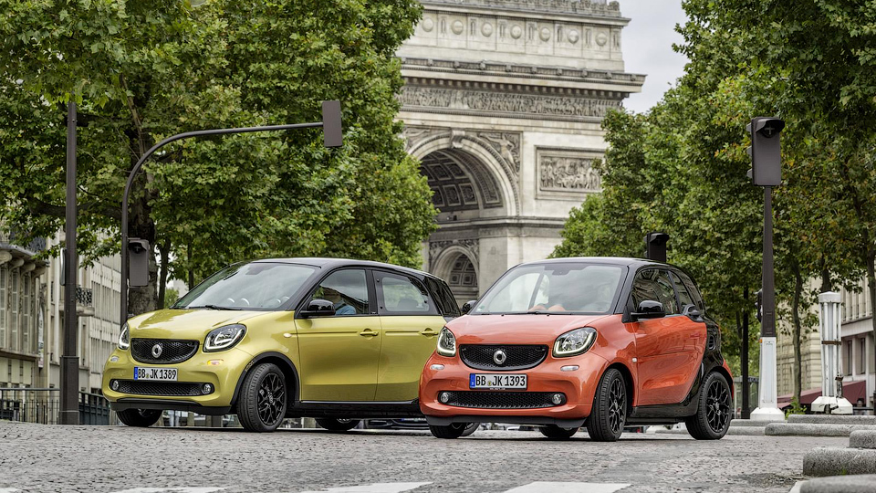 Smart ForTwo и ForFour обновились