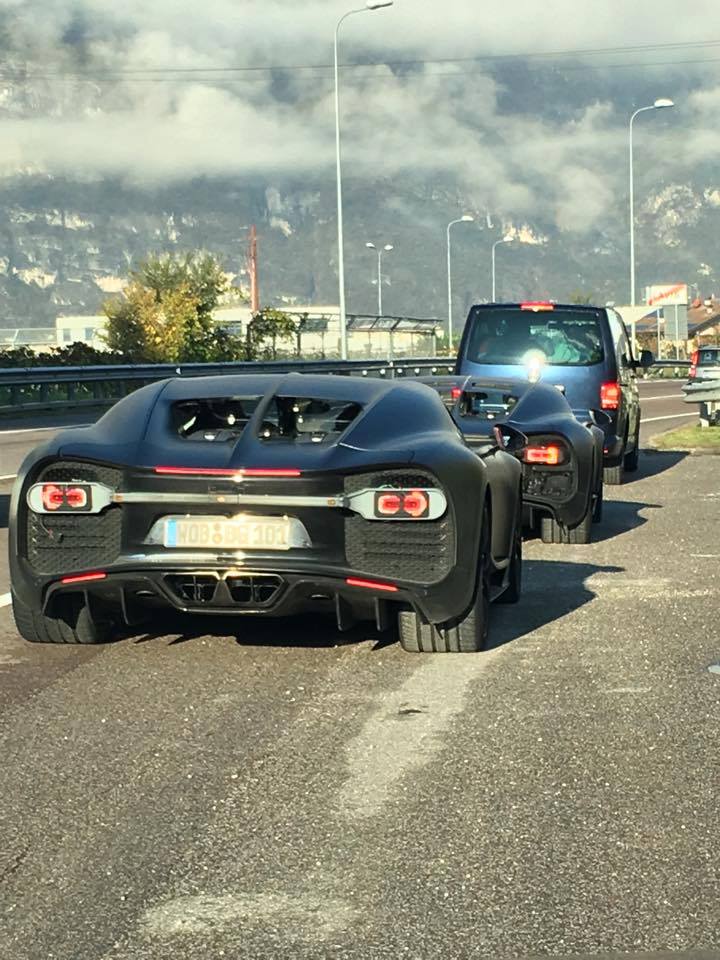 2-е тестовые Bugatti Chiron стали жертвами охотников за сенсациями