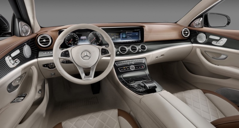 Первые официальные снимки салона нового Mercedes-Benz E-Class уже в Сети