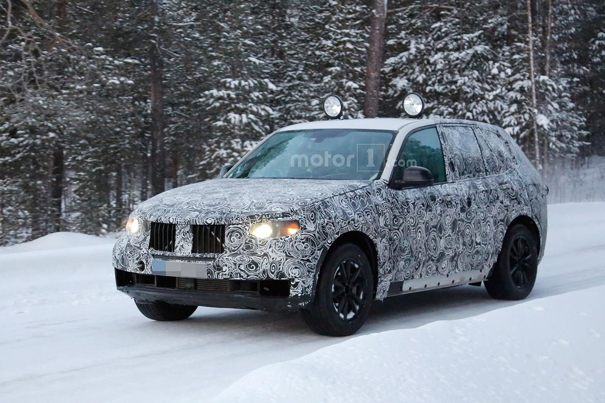 Новая генерация BMW X5 первый раз попалась на испытаниях