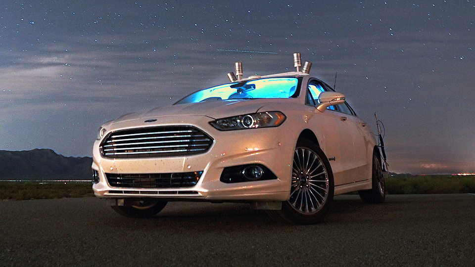 Ford тестирует автопилоты в ночное время