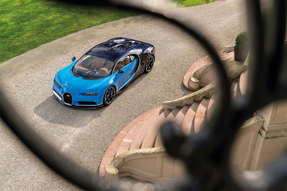 Показана первая дизайнерская вариация гиперкара Bugatti Chiron