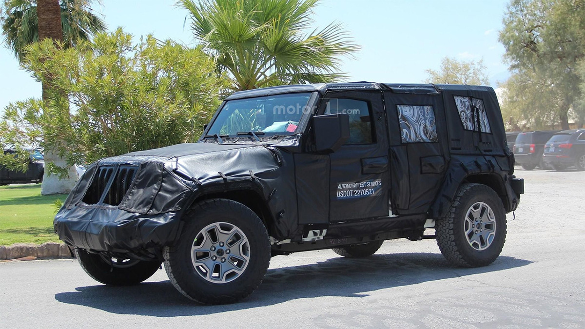 Jeep устроил тесты новому поколению Wrangler в Долине Смерти