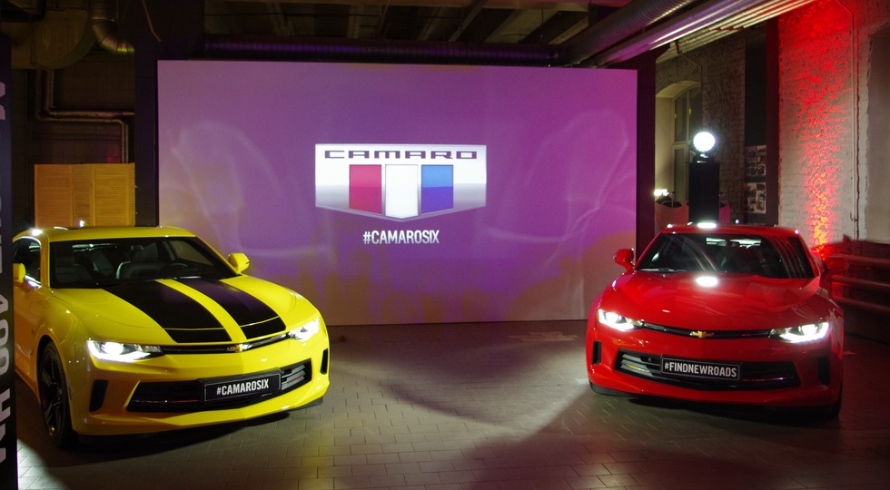 Chevrolet Camaro в новом исполнении продемонстрировали в Москве