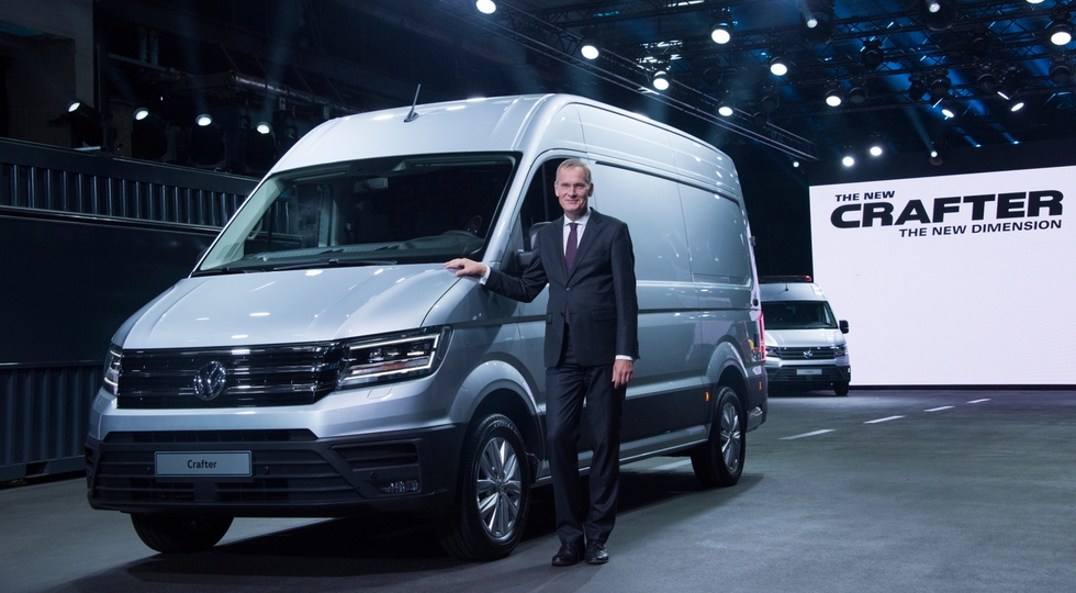 Новое поколение фургона Volkswagen Crafter скоро появится в России