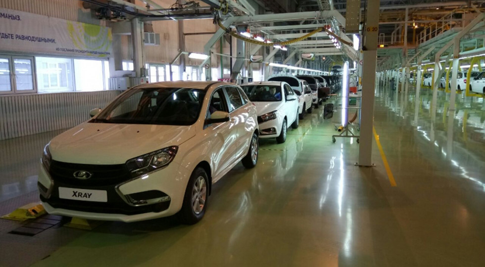 Стали известны казахстанские объёмы выпуска машин Lada на 2017 год