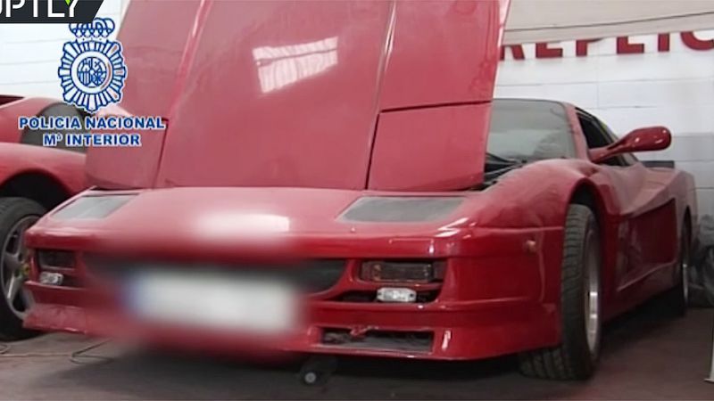 В Испании обнаружена фабрика с поддельными машинами Ferrari