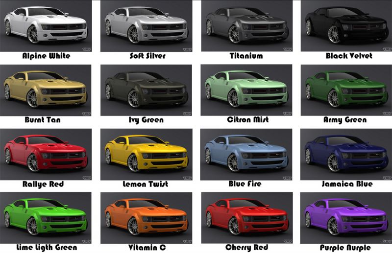 Определились, какие цвета на автомобили самые популярные