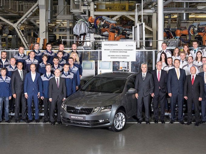 Предприятие Volkswagen Group Rus создало 200-тысячную машину