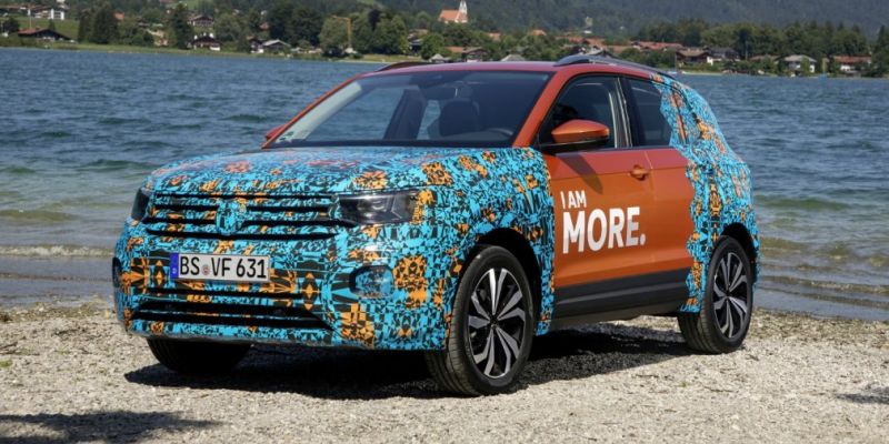 Volkswagen T-Cross показали на видео