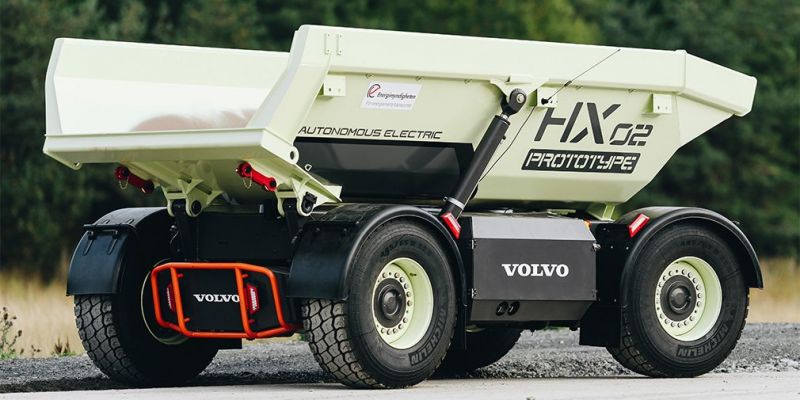 Volvo тестирует беспилотные электрические самосвалы