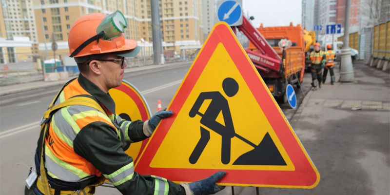 В России могут запретить ремонт дорог днем