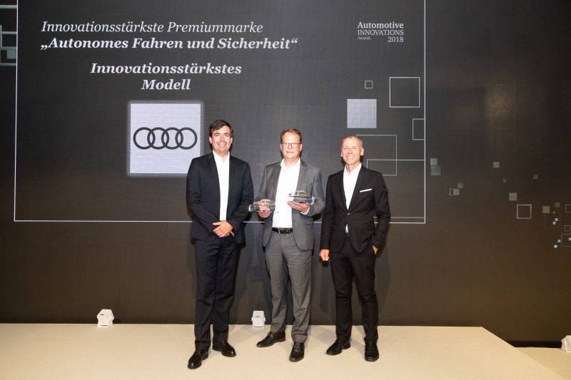Audi A8 — самая инновационная модель 2018 года