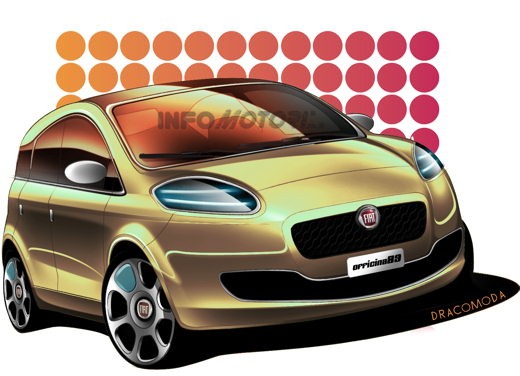 Новый Fiat Panda образца 2012 года