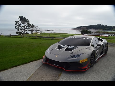 Первое видео Lamborghini Huracan LP610-4 Super Trofeo