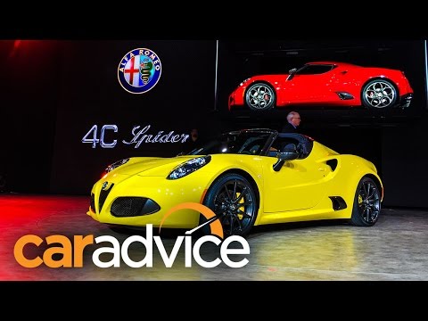 NAIAS Detroit Motor Show 2014: первое впечатление от Alfa Romeo 4C Spider