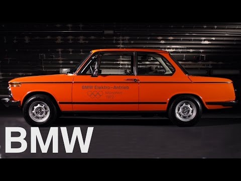 First electric vehicle from BMW: BMW 1602e in 1972.