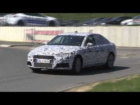 2016 Audi A4 spied on the Nordschleife 