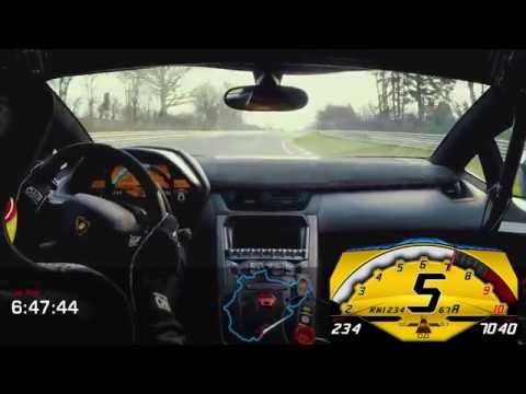 Aventador LP 750-4 SV Onboard Nurburgringe lap in under 7m with P Zero Corsa