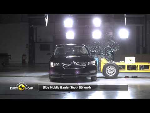 Euro NCAP Crash Test of Skoda Superb 2015