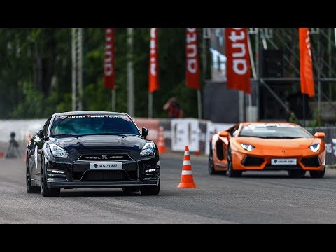 Lamborghini Aventador против Nissan GT-R против BMW M6!