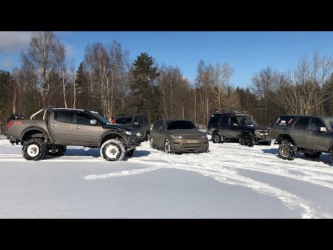 Городские понторезки против внедорожников. Rubicon, RR, L200, Патриот и др.