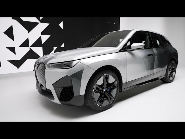 BMW iX Flow с технологией E-Ink меняет цвет по нажатию кнопки