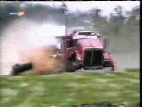 Truck crash test