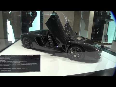 Lamborghini Aventador model car, the world's most expensive
