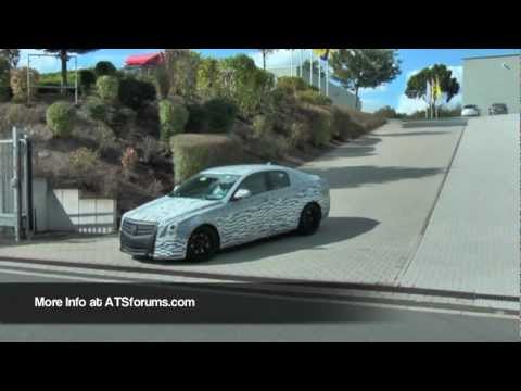 2012 Cadillac ATS Sedan Caught Testing on Spy Video on Nurburgring 