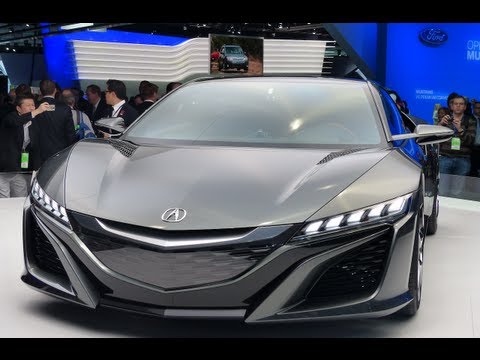 Новый интерьер суперкара Acura NSX 